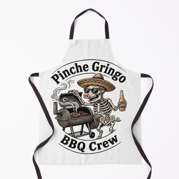 Item preview, Pinche Gringo BBQ Crew Funny Grilling Skeleton designed and sold by haitrieuic96.