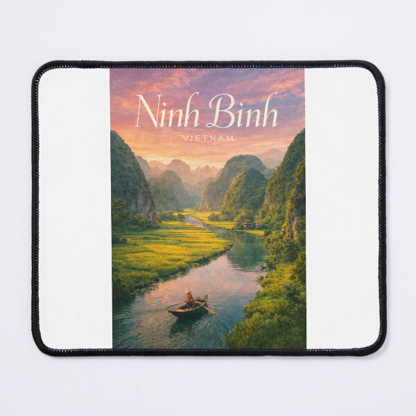 Item preview, Ninh Bình Tràng An Tam Cốc UNESCO Karst River Heritage Landscape designed and sold by Places On Earth.