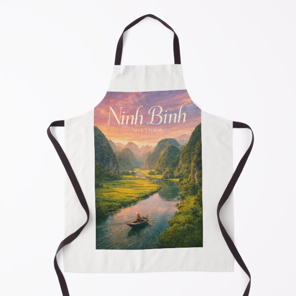 Item preview, Ninh Bình Tràng An Tam Cốc UNESCO Karst River Heritage Landscape designed and sold by Places On Earth.