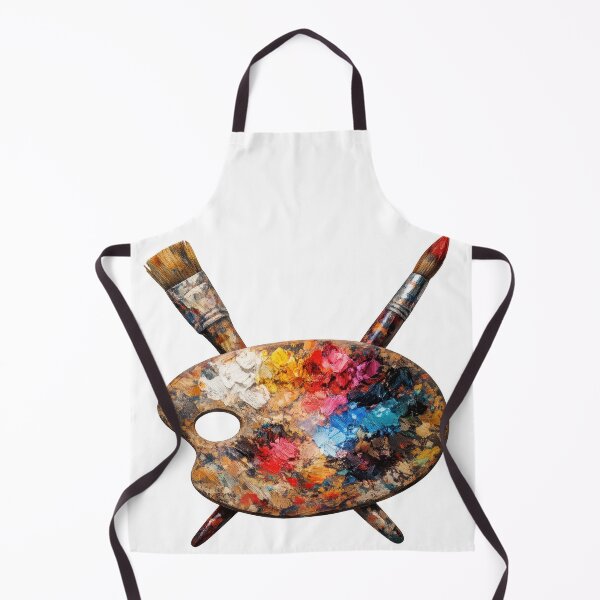 Item preview, Colorful Paint Palette with Artist Brushes designed and sold by jgvisualarts.