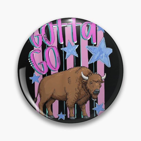 Item preview, Retro Bison Gotta Go - Funny Buffalo Wildlife Adventure designed and sold by haitrieuic96.