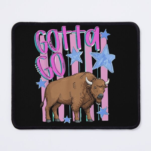 Item preview, Retro Bison Gotta Go - Funny Buffalo Wildlife Adventure designed and sold by haitrieuic96.