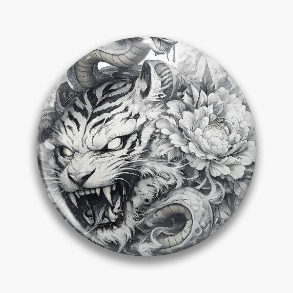 Item preview, Tiger and Snake Japanese Ink designed and sold by HOPPER420.
