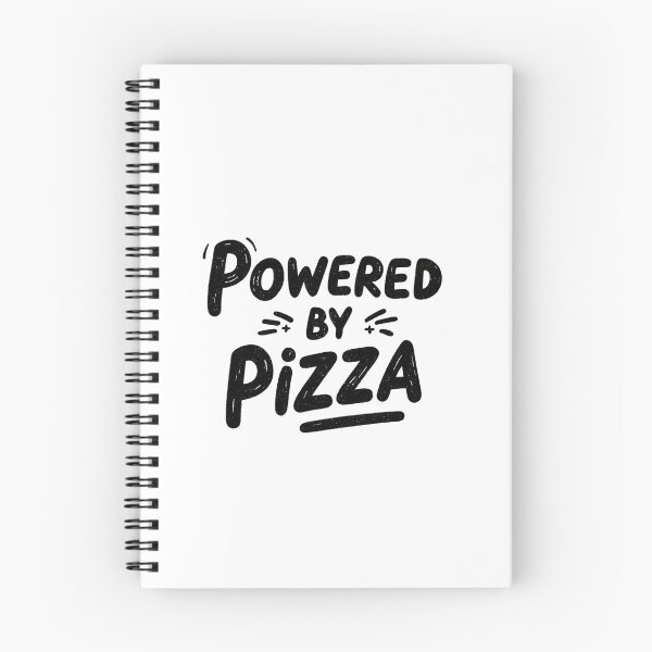 Item preview, Powered by Pizza Funny Food Lover Quote Design designed and sold by StickerHavenn.