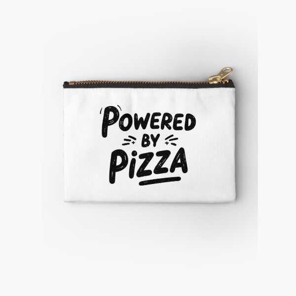 Item preview, Powered by Pizza Funny Food Lover Quote Design designed and sold by StickerHavenn.