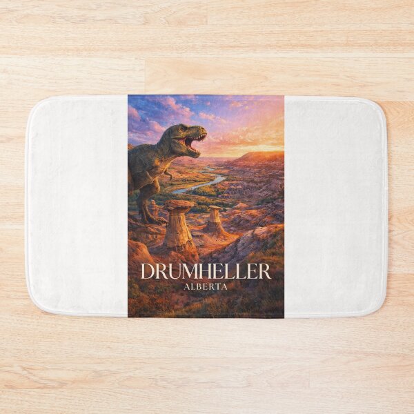 Item preview, Drumheller Dinosaur Valley Alberta Badlands Horseshoe Canyon Heritage Basin designed and sold by Places On Earth.