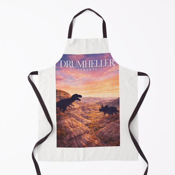 Item preview, Drumheller Alberta Badlands Dinosaur Valley Red Deer River Fossil Region designed and sold by Places On Earth.