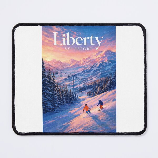 Item preview, Liberty Ski Resort Carroll Valley Pennsylvania Blue Ridge Mountain Slopes designed and sold by Places On Earth.