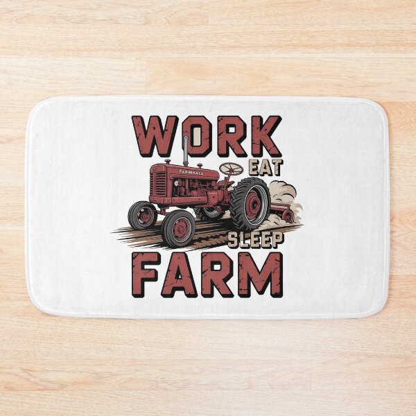 Item preview, Funny Farmer Shirt – Work Eat Sleep Farm Vintage Tractor Design designed and sold by Picasfarmer.