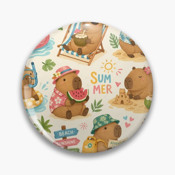 Item preview, Las adorables aventuras de verano de los capibaras designed and sold by burhon.