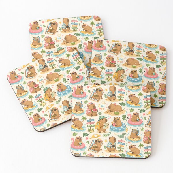 Item preview, Las adorables aventuras de verano de los capibaras designed and sold by burhon.
