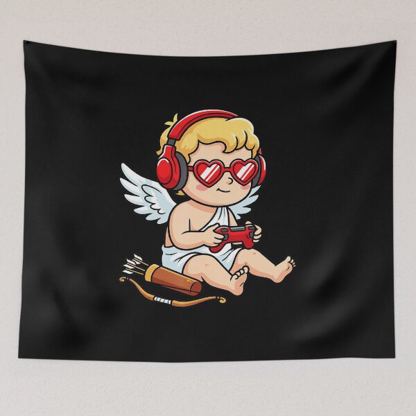 Item preview, Cupid Gamer Funny Valentine Angel Gaming  designed and sold by FGTV2021.