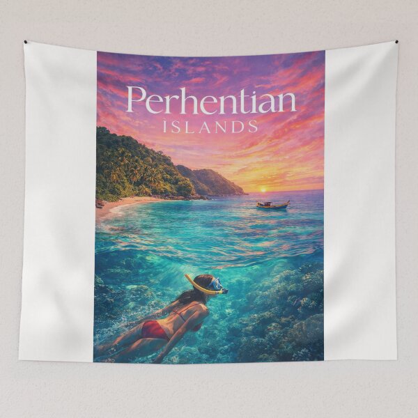 Item preview, Perhentian Islands Terengganu Coral Sea Redang Archipelago Marine Sanctuary designed and sold by Places On Earth.