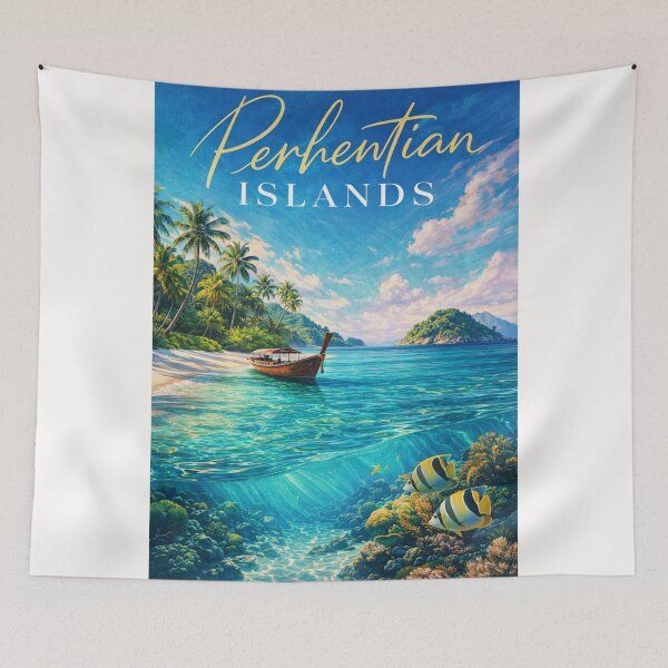 Item preview, Perhentian Islands Pulau Perhentian Besar Terengganu Tropical Reef Coast designed and sold by Places On Earth.
