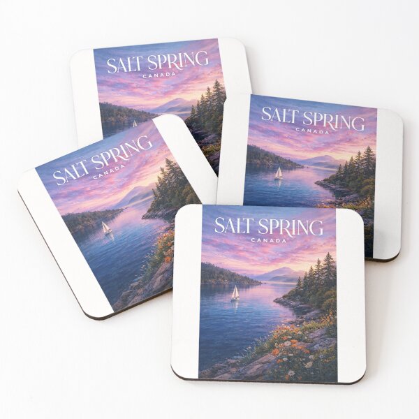 Item preview, Salt Spring Gulf Islands British Columbia Salish Sea Coastal Escape designed and sold by Places On Earth.