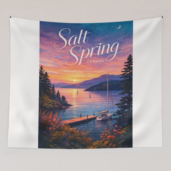 Item preview, Salt Spring Island Ganges Harbour Southern Gulf Islands British Columbia Retreat designed and sold by Places On Earth.