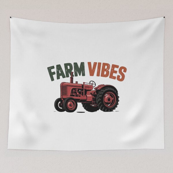 Item preview, Farm Vibes Tractor Shirt – Vintage Farming Tee – Retro Agriculture Graphic designed and sold by Picasfarmer.