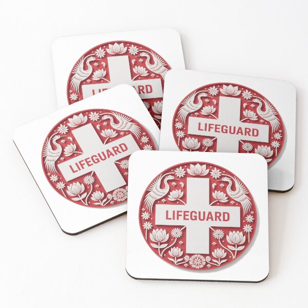 Item preview, Minimalist Chinese Paper Cut Medical Cross Emblem designed and sold by Bloomkept.
