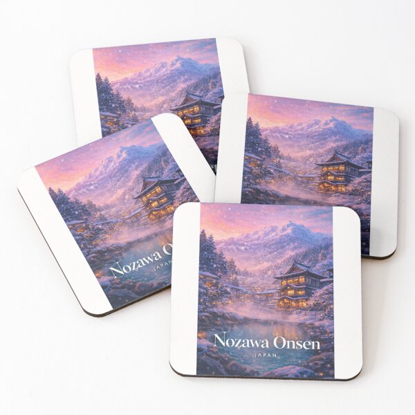 Item preview, Nozawa Onsen Nagano Japanese Alps Shinetsu Highlands Snow Village designed and sold by Places On Earth.