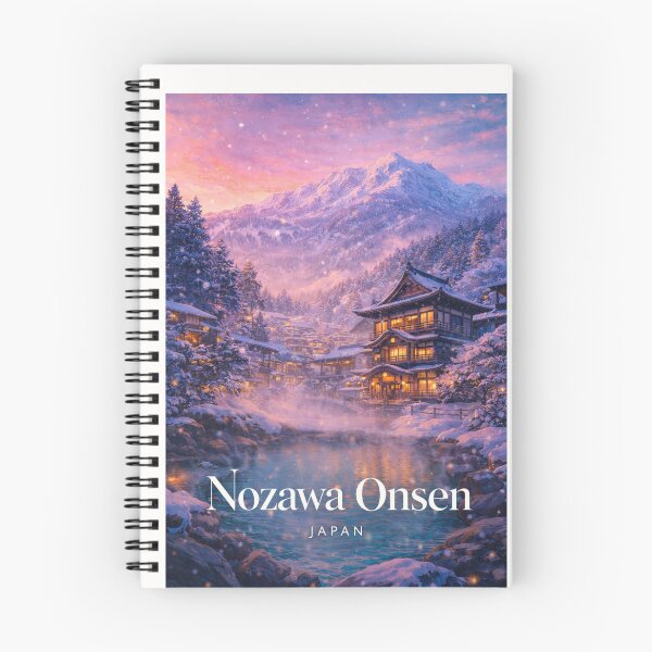Item preview, Nozawa Onsen Nagano Japanese Alps Shinetsu Highlands Snow Village designed and sold by Places On Earth.
