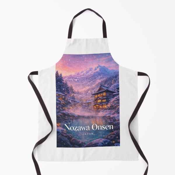 Item preview, Nozawa Onsen Nagano Japanese Alps Shinetsu Highlands Snow Village designed and sold by Places On Earth.