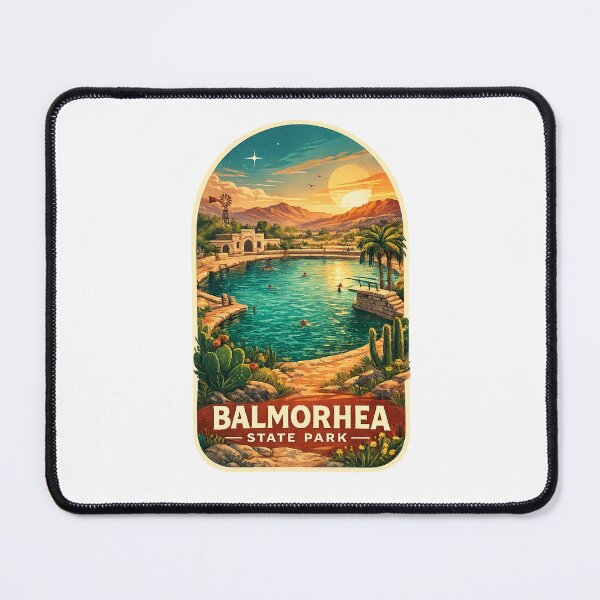 Item preview, Balmorhea State Park Toyahvale West Texas Davis Mountains Desert Springs designed and sold by Places On Earth.