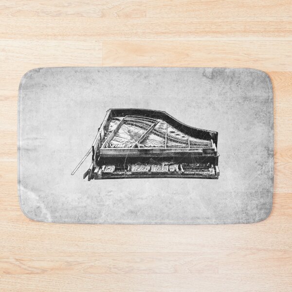 Item preview, Ruined Grand Piano: Abandoned Instrument Dark Gothic Music Illustration designed and sold by Ghoul Enterprises.