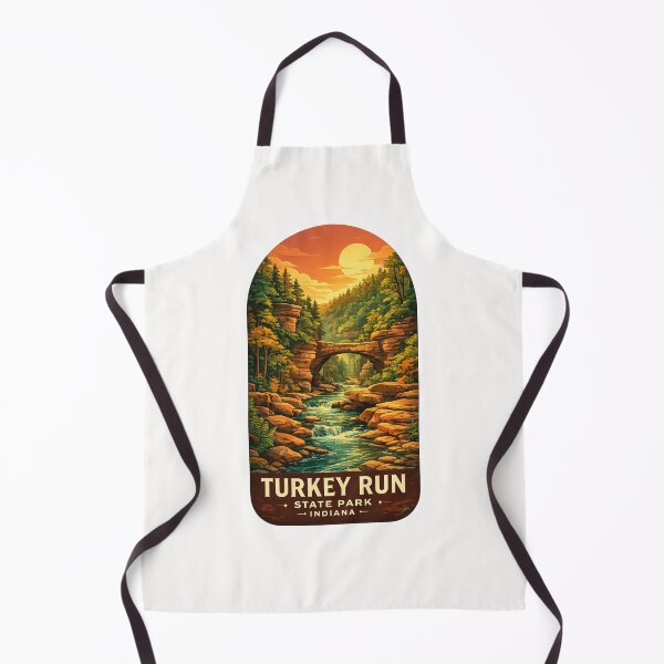 Item preview, Turkey Run State Park Sugar Creek Indiana Covered Bridge Canyon Trails designed and sold by Places On Earth.