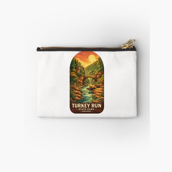 Item preview, Turkey Run State Park Sugar Creek Indiana Covered Bridge Canyon Trails designed and sold by Places On Earth.