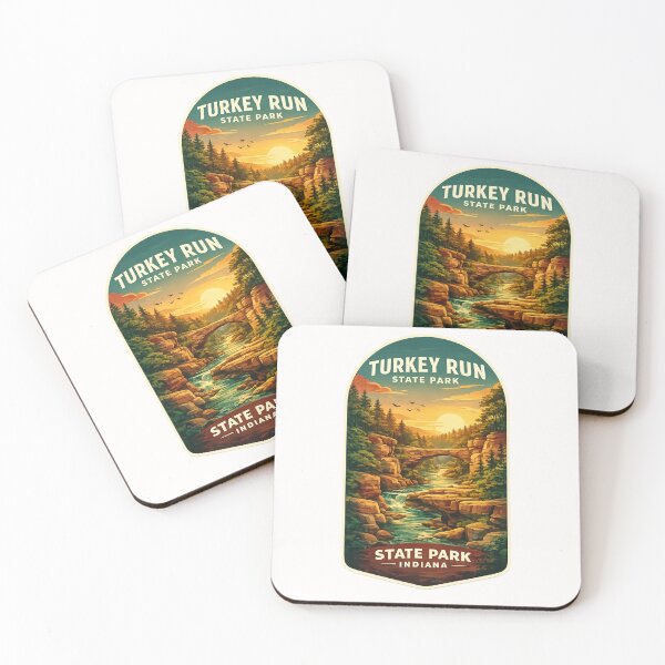 Item preview, Turkey Run State Park Parke County Sugar Creek Indiana Sandstone Ravines designed and sold by Places On Earth.