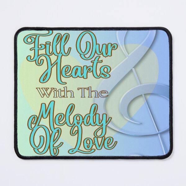 Item preview, Fill Our Hearts With Melody Of Love Gradient designed and sold by BrightrDayMusicArt.