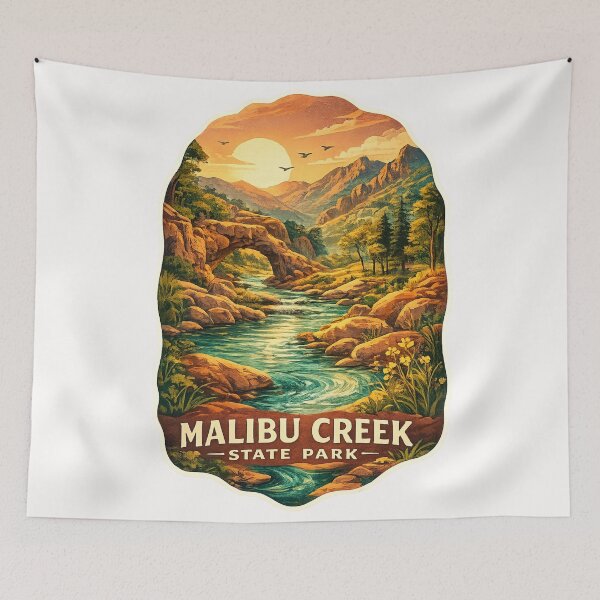 Item preview, Malibu Creek State Park Santa Monica Mountains Calabasas Canyon Preserve designed and sold by Places On Earth.