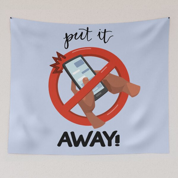Item preview, No Phones Sign designed and sold by EmiMills.