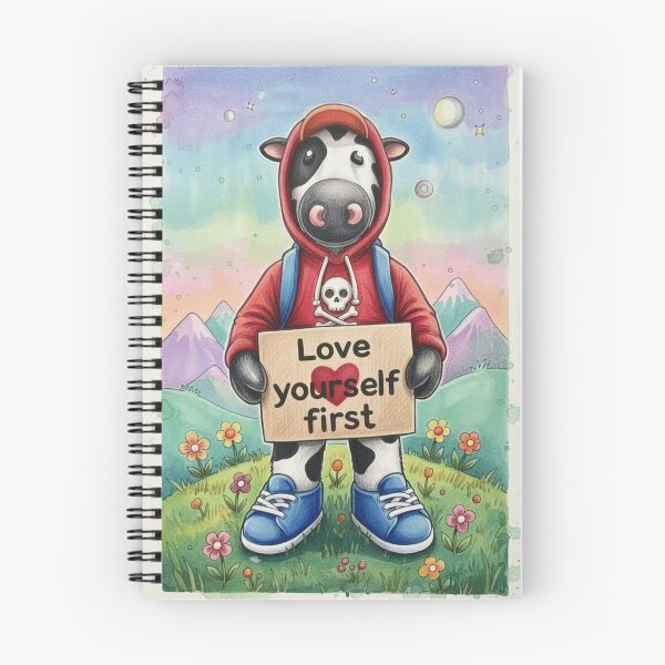 Item preview, The Cow Says: Love Yourself First designed and sold by DDLeach.