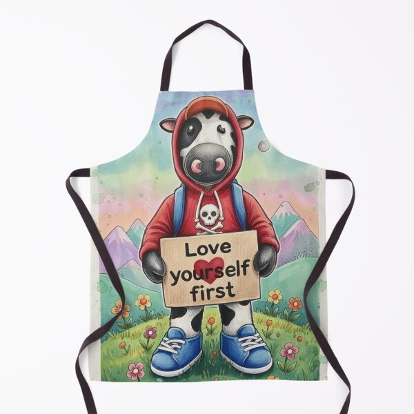 Item preview, The Cow Says: Love Yourself First designed and sold by DDLeach.