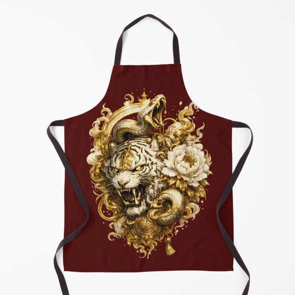 Item preview, Imperial Golden Tiger with Snake designed and sold by HOPPER420.