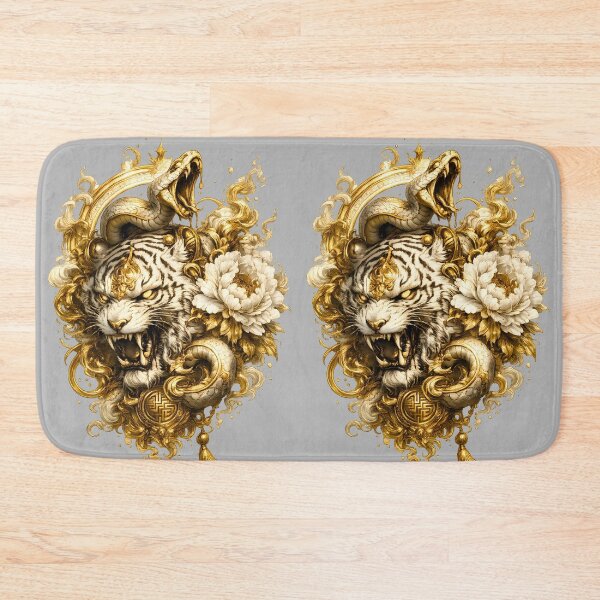 Item preview, Imperial Golden Tiger with Snake designed and sold by HOPPER420.
