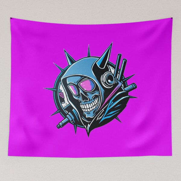 Item preview, Basic Cyberpunk Skull Logo Aesthetic designed and sold by Express210.