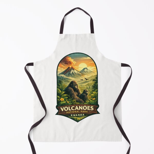 Item preview, Volcanoes National Park Virunga Mountains Rwanda Gorilla Highlands designed and sold by Places On Earth.