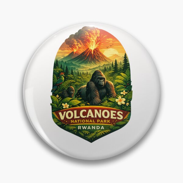 Item preview, Volcanoes National Park Musanze Virunga Highlands Rwanda Gorilla Sanctuary designed and sold by Places On Earth.