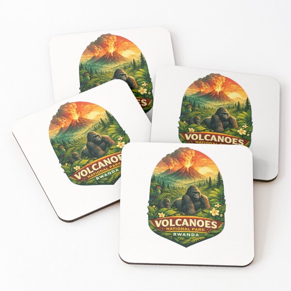Item preview, Volcanoes National Park Musanze Virunga Highlands Rwanda Gorilla Sanctuary designed and sold by Places On Earth.