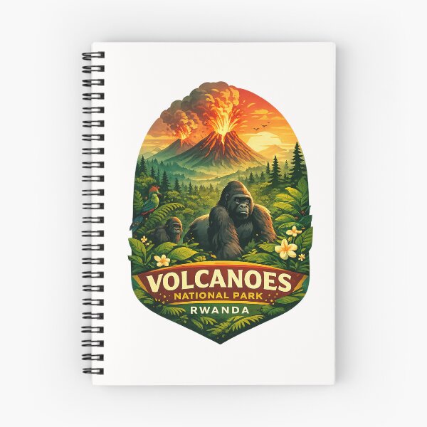 Item preview, Volcanoes National Park Musanze Virunga Highlands Rwanda Gorilla Sanctuary designed and sold by Places On Earth.