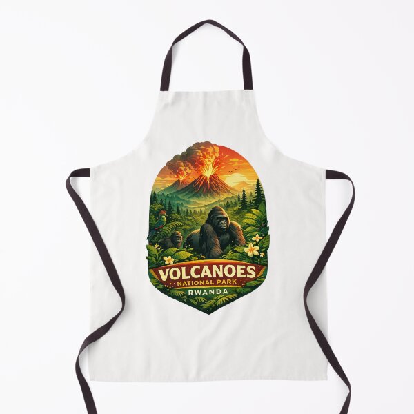 Item preview, Volcanoes National Park Musanze Virunga Highlands Rwanda Gorilla Sanctuary designed and sold by Places On Earth.