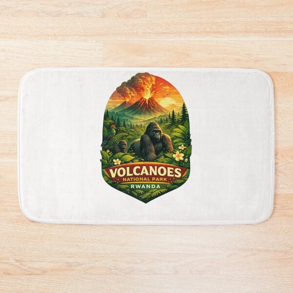 Item preview, Volcanoes National Park Musanze Virunga Highlands Rwanda Gorilla Sanctuary designed and sold by Places On Earth.
