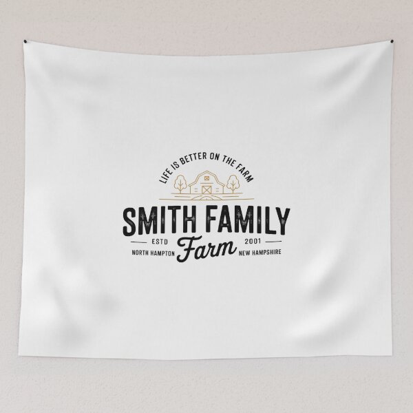 Item preview, Smith Family Farm Shirt – Vintage Farm Life Design, Rustic Barn Farmer Tee designed and sold by Picasfarmer.