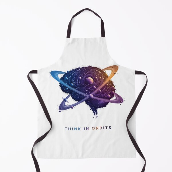 Item preview, Think in Orbits – Creative Mind Space Design | Brain Galaxy Minimalist Aesthetic designed and sold by Altair_.