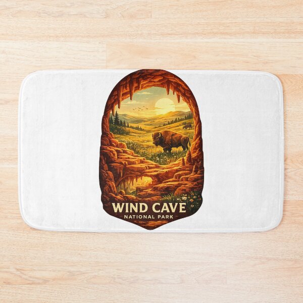 Item preview, Wind Cave National Park Black Hills Custer South Dakota Bison Range designed and sold by Aryabek.