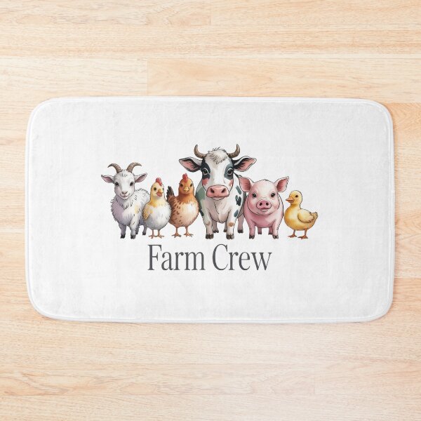 Item preview, Farm Crew Cute Animals Shirt – Cow Pig Chicken Goat Duck Funny Farm Squad Tee designed and sold by Picasfarmer.