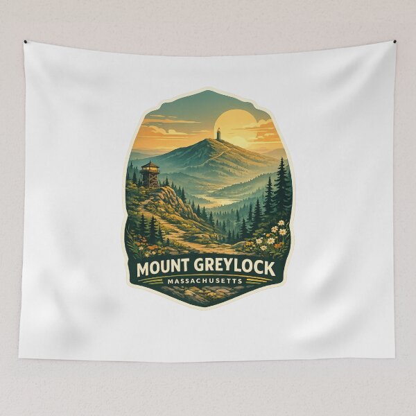 Item preview, Greylock Berkshire Highlands Massachusetts Appalachian Trail Summit View designed and sold by Aryabek.