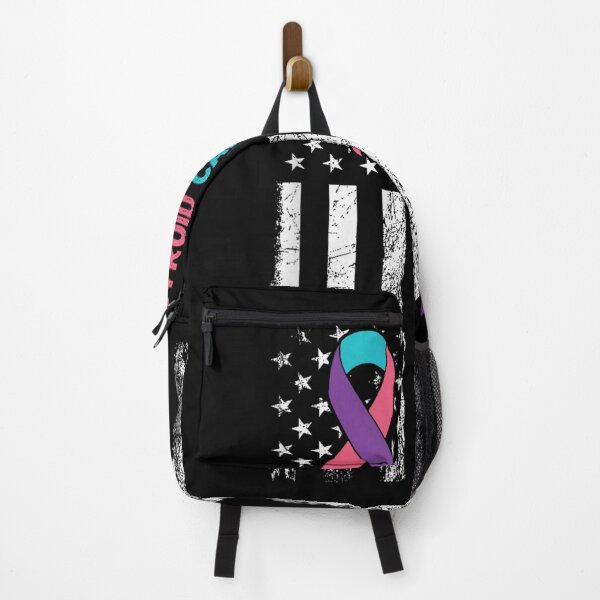 Item preview, Thyroid Cancer Awareness American Flag designed and sold by goombi-creative.